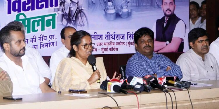 उत्तर भारतीय समाजाला काँग्रेस पक्षाशी मजबूतपणे जोडण्यासाठी ‘मुंबई विरासत मिलन’ अभियान