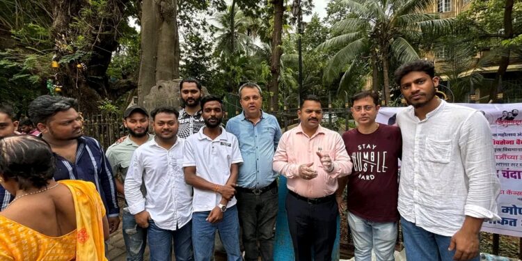 टाटा कॅन्सर रुग्णालयात मोफत अन्नदान, औषध वाटप शिबीर