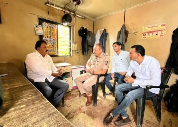 कल्याण-शिळफाटा वाहतूक कोंडी संदर्भात आमदार राजेश गोवर्धन मोरेंकडून पाहणी