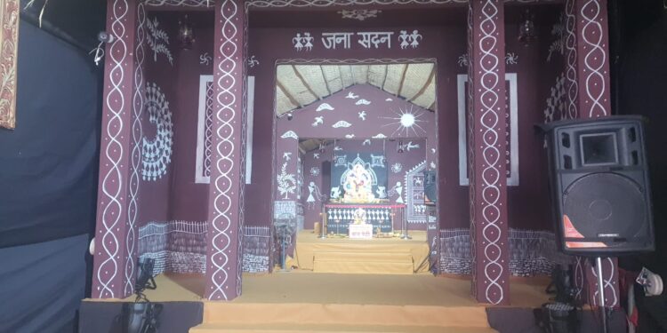 उथळसरमध्ये वारली संस्कृती अन् परंपरेचा जागर
