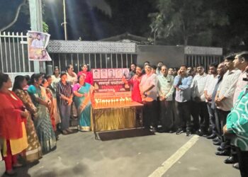 डाॅ. संपदा मुंडे प्रकरणी कळव्यात राष्ट्रवादी (श.प.) चा कँडल मार्च